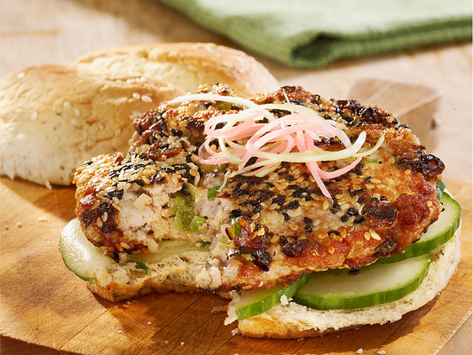 Burgers de thon frais