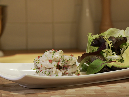 Ceviche de pétoncles