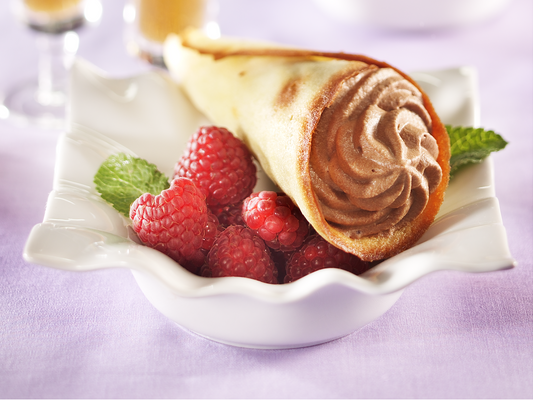 Cornets à la mousse de fruits