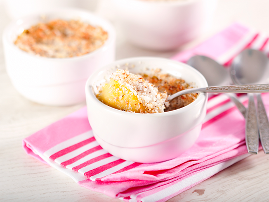 Flan à la mangue