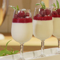 Panna cotta aux framboises