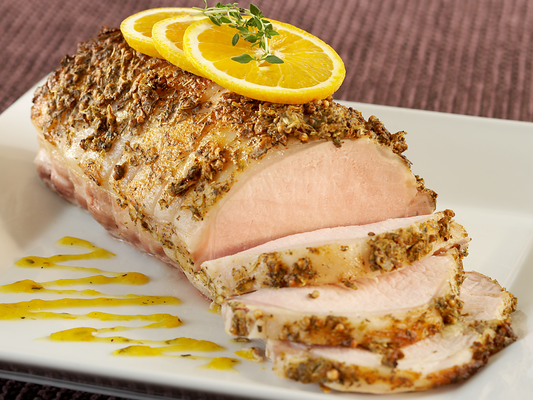 Filet de porc à la moutarde et à l'orange