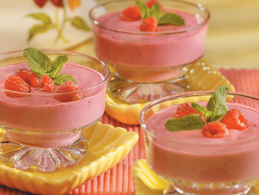 Mousse aux petits fruits rouges