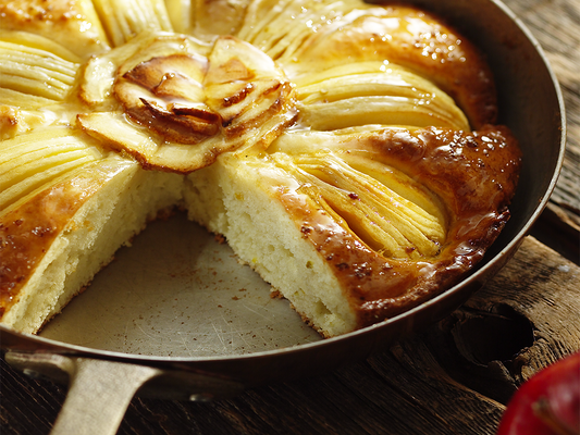 Gâteau aux amandes et pommes